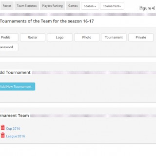 Basketball Statistics Application